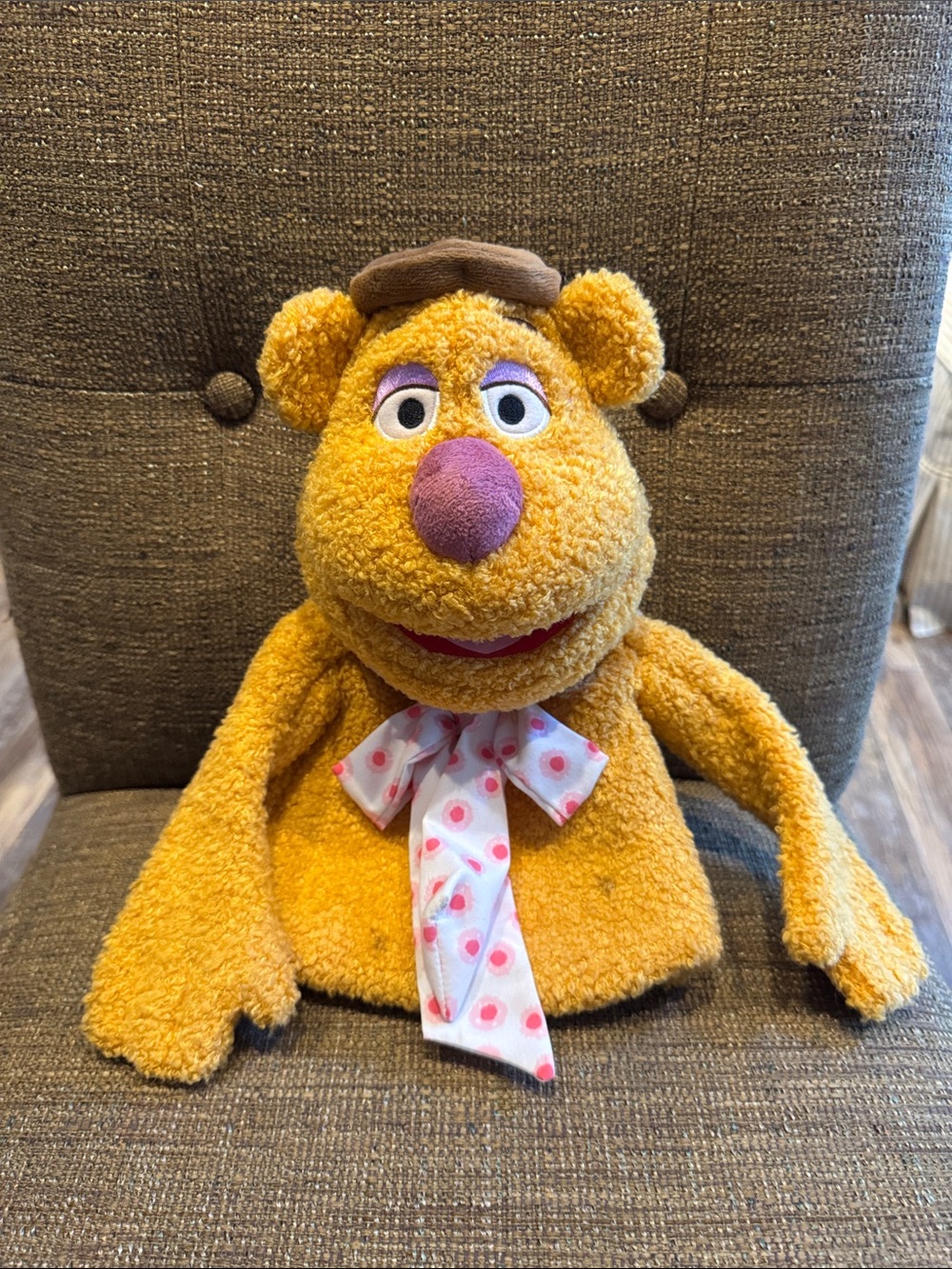 Fozzie bear muppets Madame alexander plush hand puppet